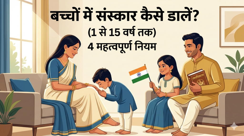 Baccho mein sanskar kaise dale - Parenting tips for 1 to 15 years kids