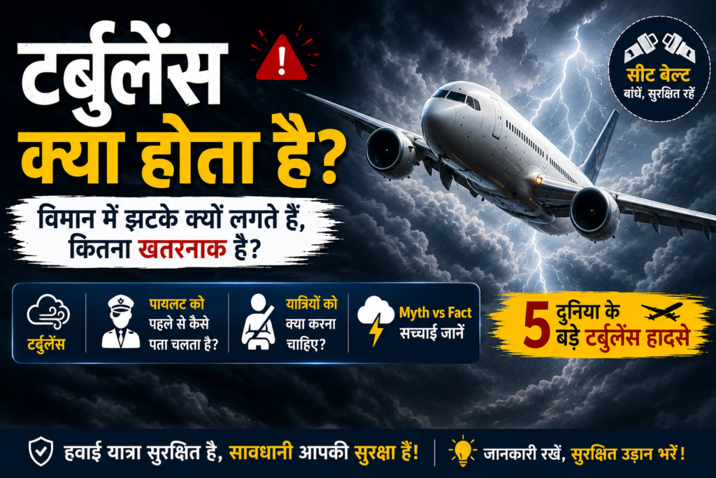 तूफानी मौसम में उड़ता यात्री विमान, टर्बुलेंस क्या होता है और विमान में झटके क्यों लगते हैं